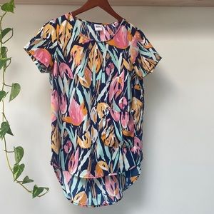 Very Moda Floral Top with Pocket